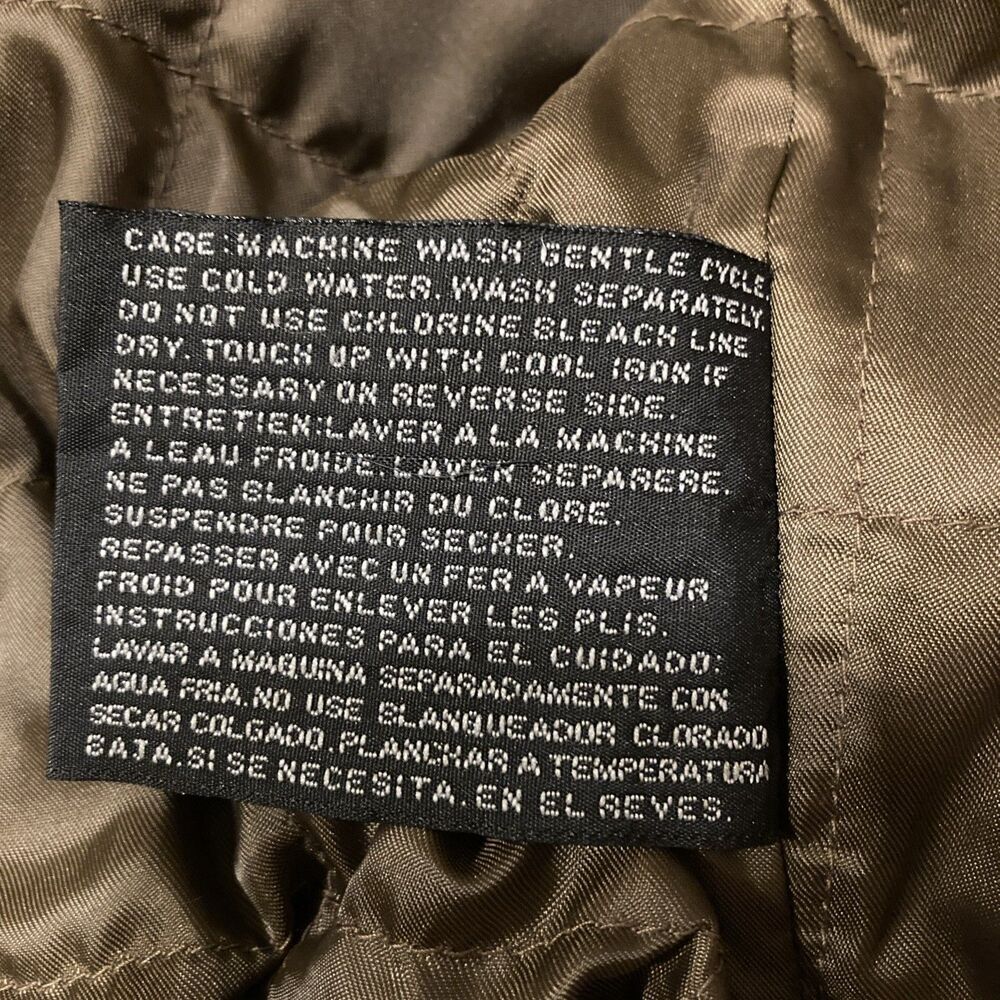 Claiborne Outerwear Mens L Black Soft Shell Jacket 90s Y2K Pockets Full Zip - Picture 5 of 13